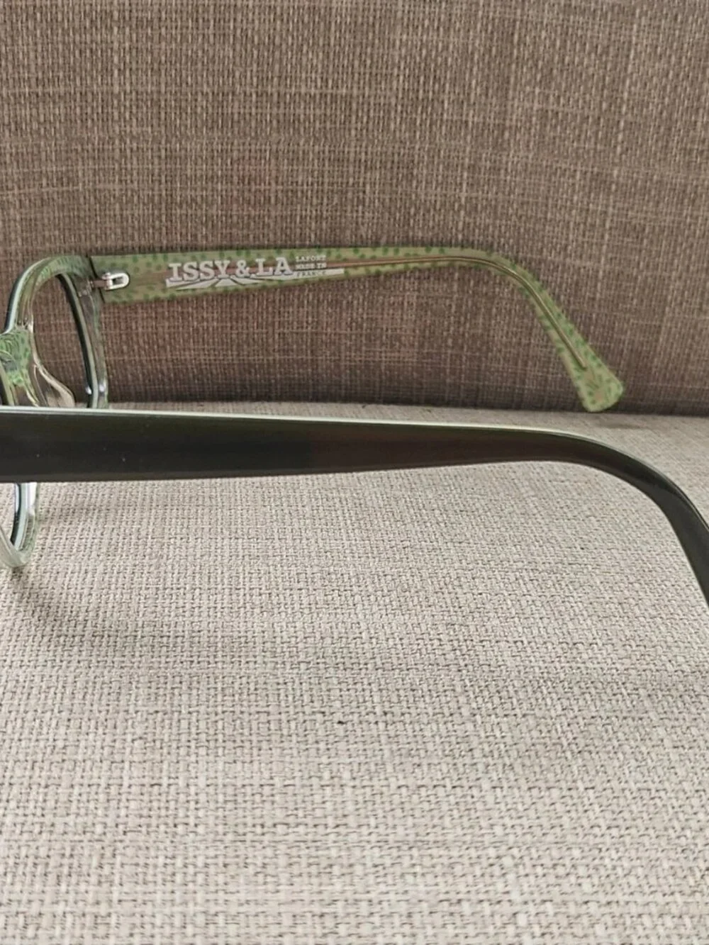Lafont ISSY & LA Eyeglasses Frame Olive Green Tone Eyewear Glasses Made France